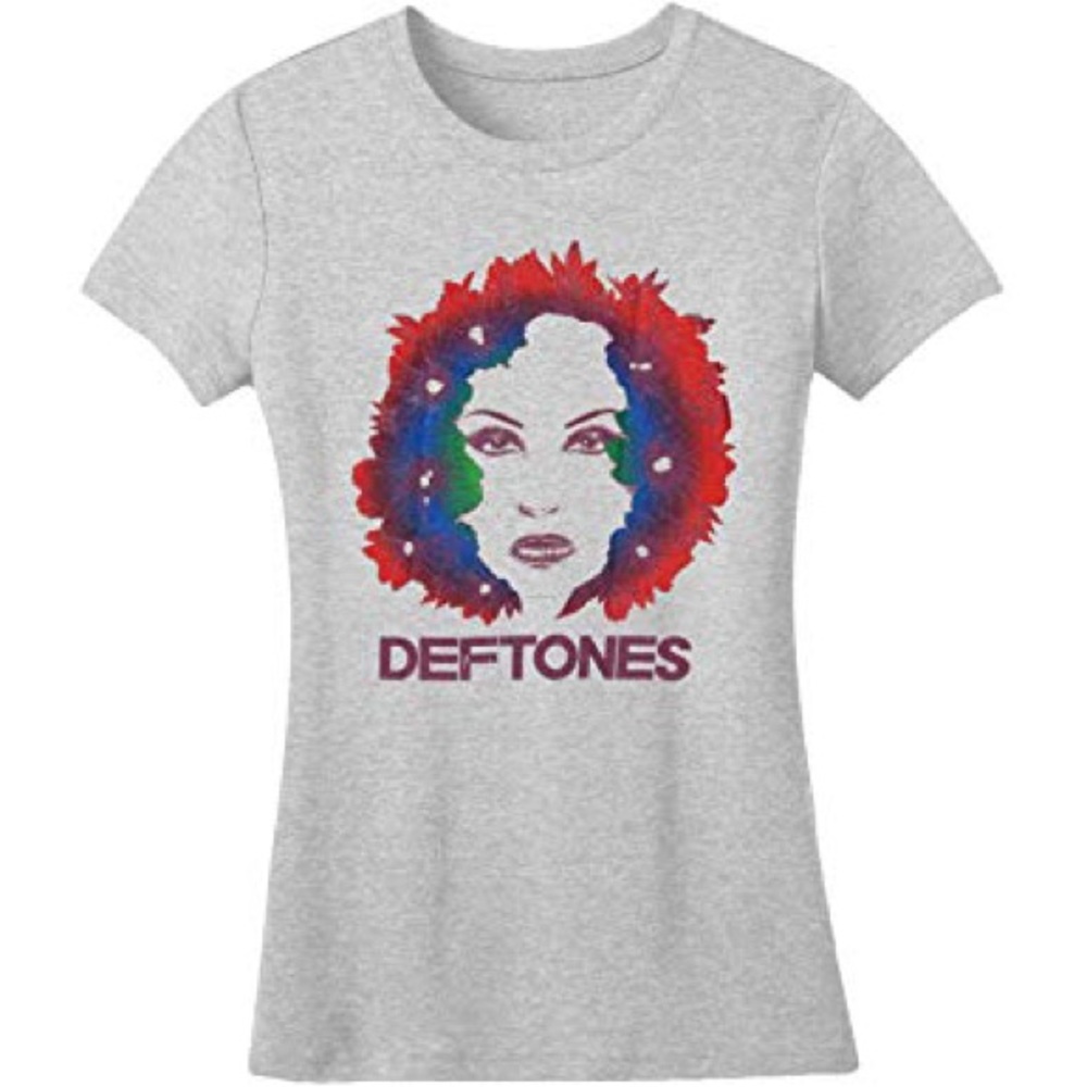 Deftones Floral Face Concert T-shirt